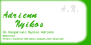 adrienn nyikos business card